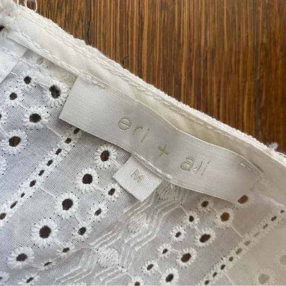 Anthropologie Eri + Ali Nora Eyelet Blouse - Picture 4 of 7